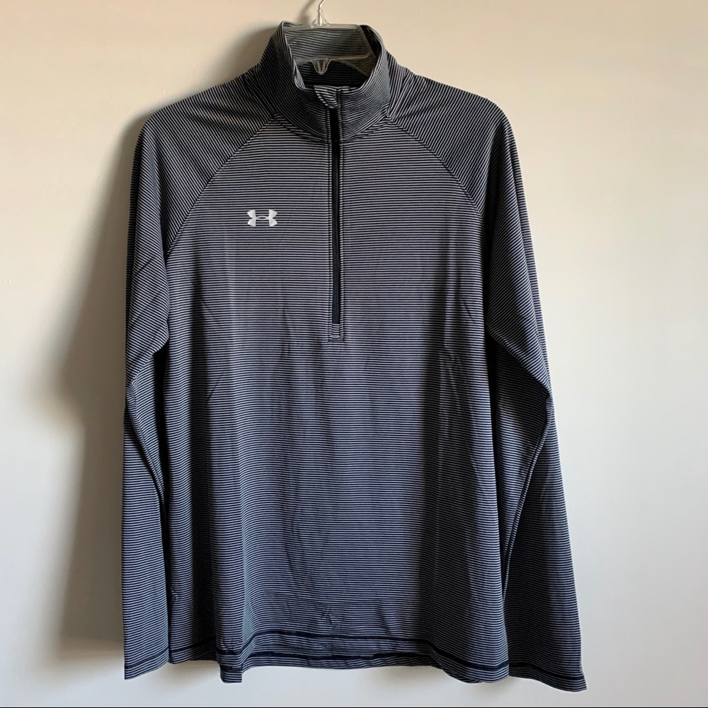 Under Armour Striped Half Zip